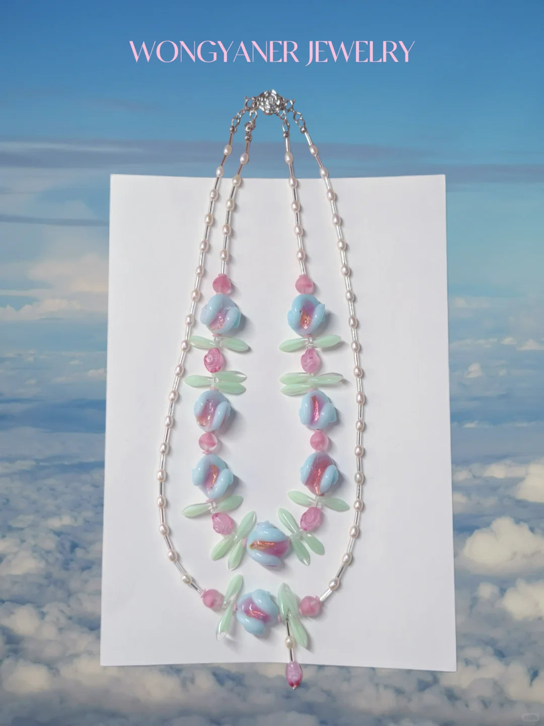 Glass Pearl Necklace