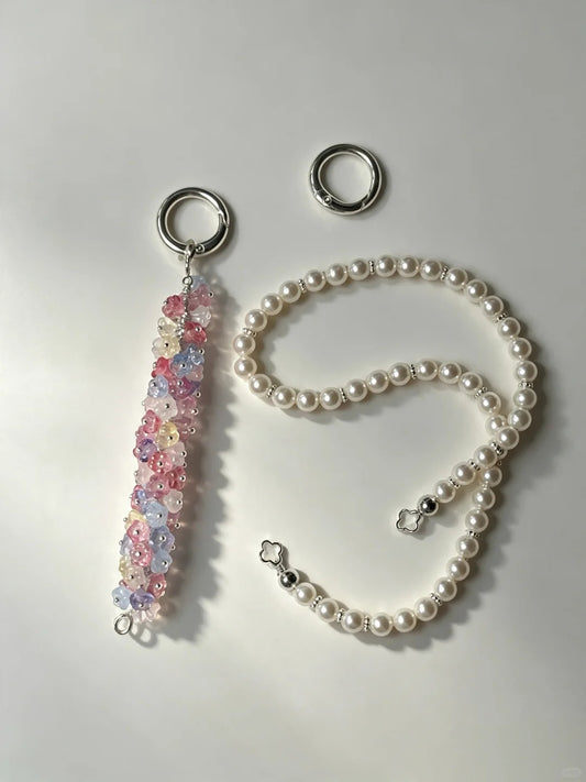 Flower-and-Pearl Necklace